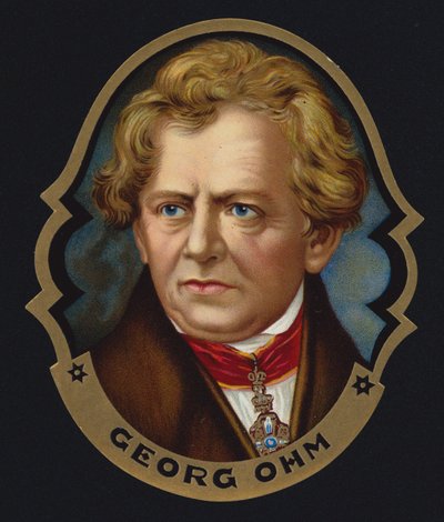 Étiquette de cigare, George Ohm - American School